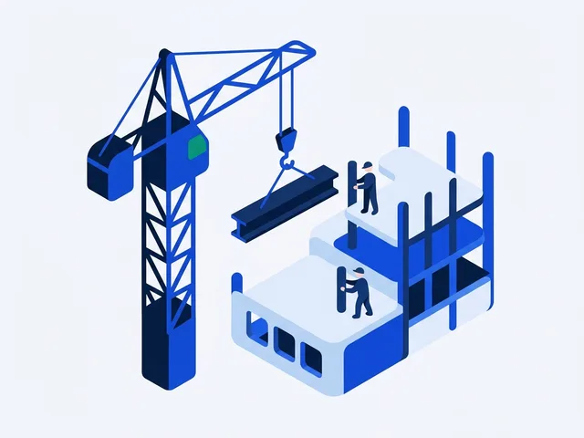 Illustration entreprise générale de bâtiment